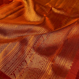 Vera kolam saree with contrast border