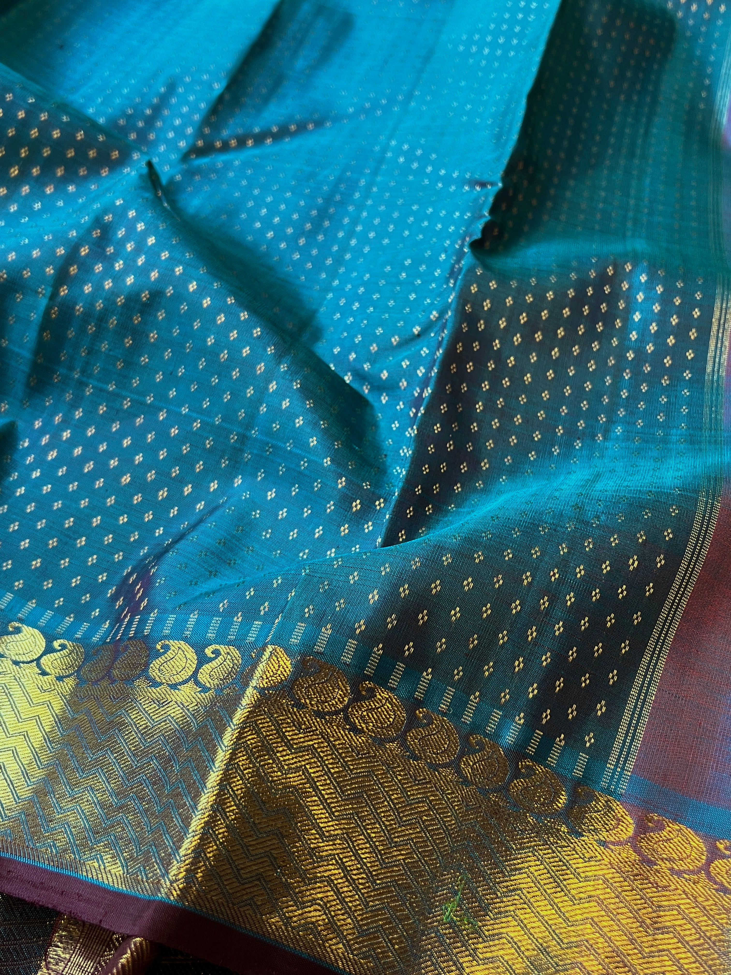 Sumangala million lights kanchipuram silk saree