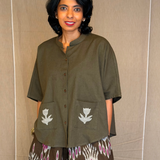 Elements Terra Applique Shirt - Olive