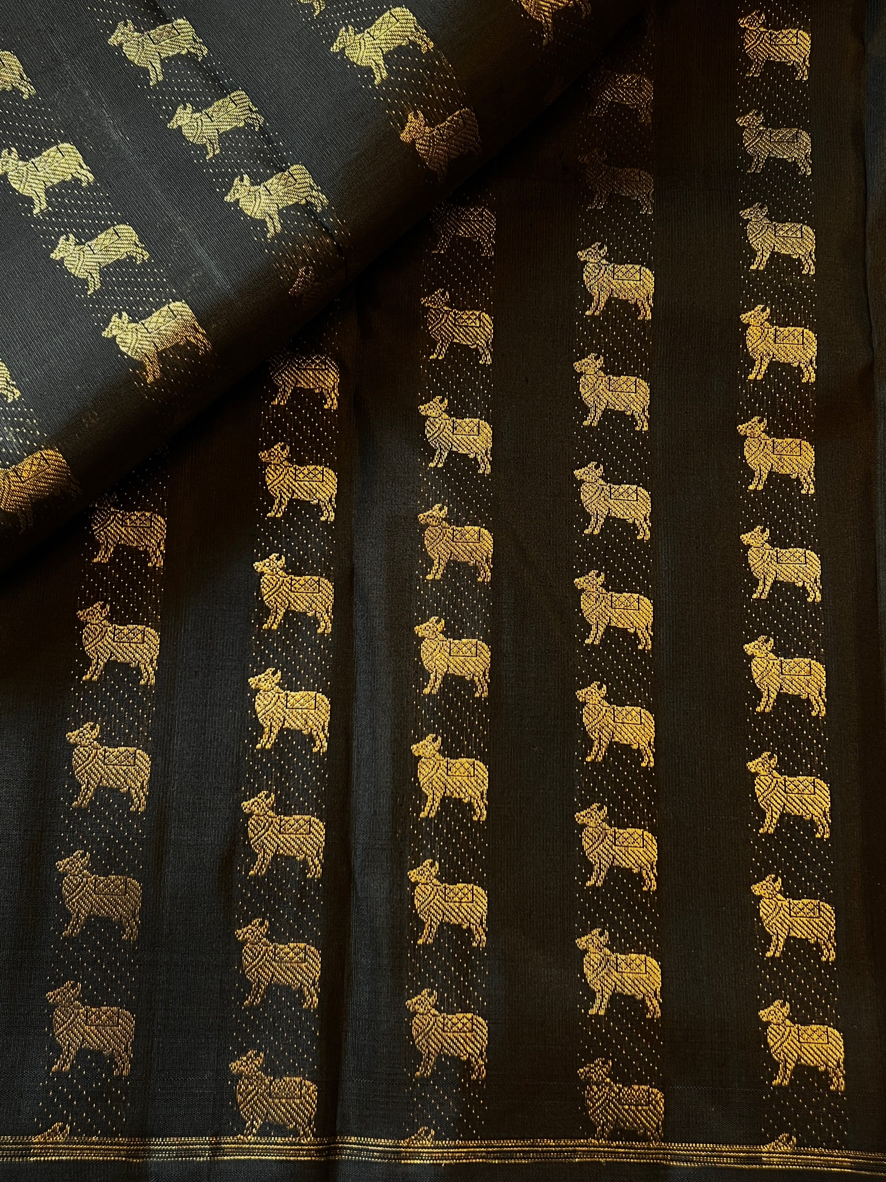 Kamadhenu kanchi silk fabric