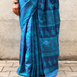 Veena Skylark Tussar Saree