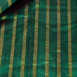 Vertical lines kanchipuram silk yardage