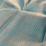 Micro checked kanchipuram silk fabric