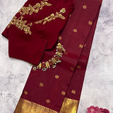 Vera mayil chakram kanchi silk saree