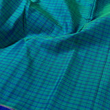 Charita chettinad checked Kanchipuram silk saree