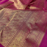 Sumangala meenakari Kanchipuram silk saree