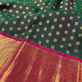 Sumangala meenakari Kanchipuram silk saree