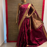 Vera mayil chakram kanchi silk saree