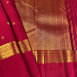 Vera multi border kanchipuram silk saree