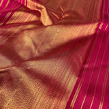 Vera multi border kanchipuram silk saree