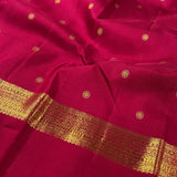 Vera multi border kanchipuram silk saree