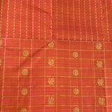 Trayi mayil chakram kanchipuram silk saree