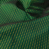 Linked dots kanchi silk fabric