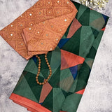 Nisha triangles saree