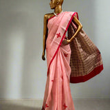 Tuhina print play organza saree