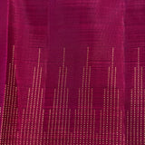 Alani temple striped kanchipuram silk saree