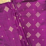 Ranya checked organza korvai kanchipuram silk saree