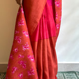 Mila ombre kanchi silk saree