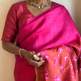 Mila ombre kanchi silk saree