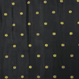 Black Twin border Kanchipuram Silk Saree