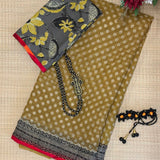 Mishrita Amber Polka Kota Saree