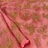 Chidiya organza saree