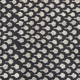 Mishrita Black Geometric Kota Saree