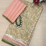 Mishrita Yellow Printed Kota Saree