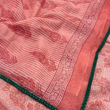 Mishrita Peach Kota Saree
