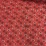 Mishrita Terracotta Striped Kota Saree