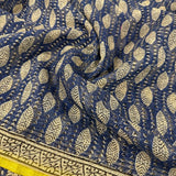 Mishrita Blue Printed Kota Saree