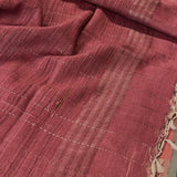 Ombre printed tussar saree