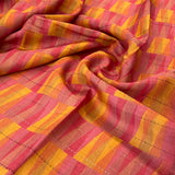 Ombre printed tussar saree