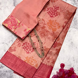 Maya dusty rose saree