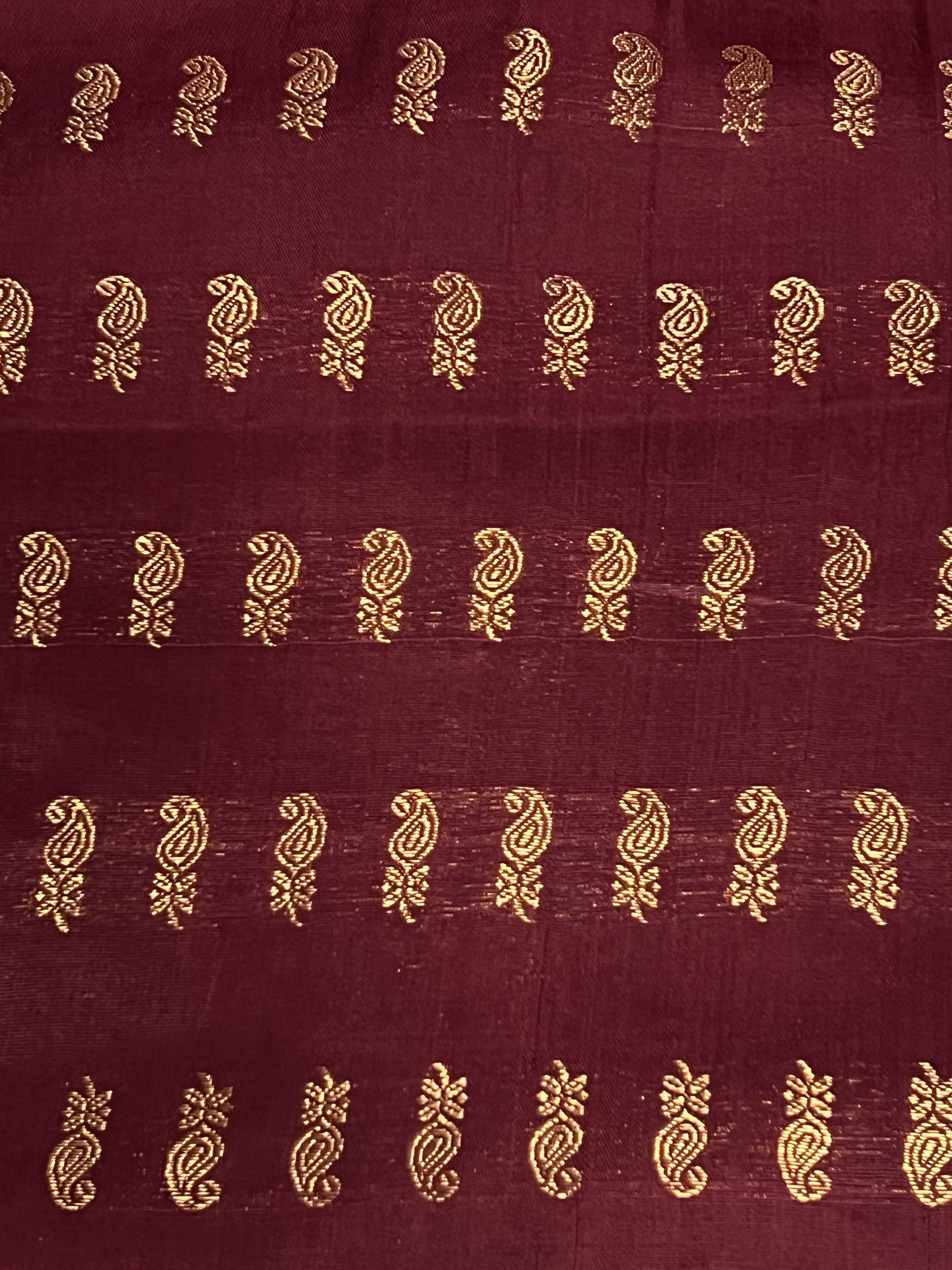 Mila athangudi print kanchi silk saree