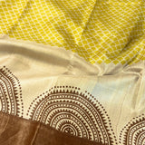 Maya arch printed tussar saree