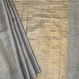 Maya Zari Checks Tussar Saree