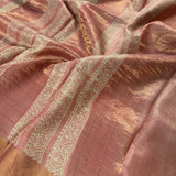 Maya floral printed tussar saree