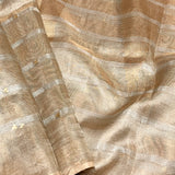 Gold and silver tissue saree