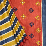 Tushara Striped Kutch Tussar Saree