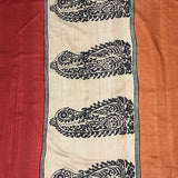 Veena Contrast Border Tussar Saree