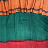 Veena Contrast Border Tussar Saree