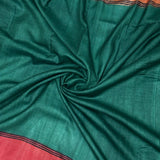 Veena Contrast Border Tussar Saree