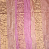 Maya Bloom Grid Tussar Saree