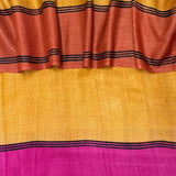 Veena Contrast Border Tussar Saree