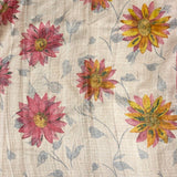 Maya Floral Zari Checks Tussar Saree