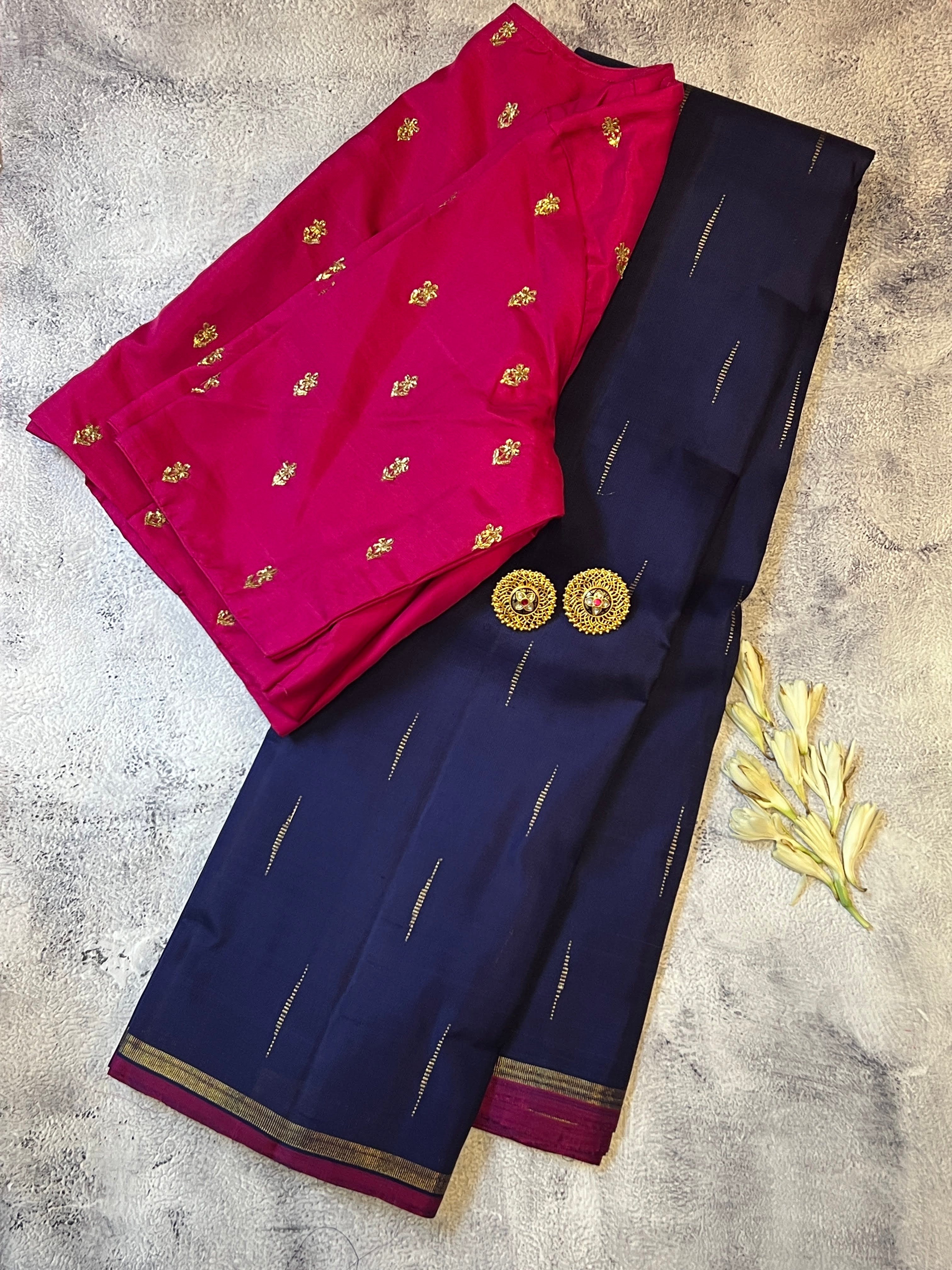 Vera raindrop kanchipuram silk saree