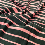 Mila striped kanchi silk fabric