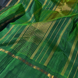 Charita thread checked kanchi silk saree