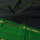 Charita thread checked kanchi silk saree